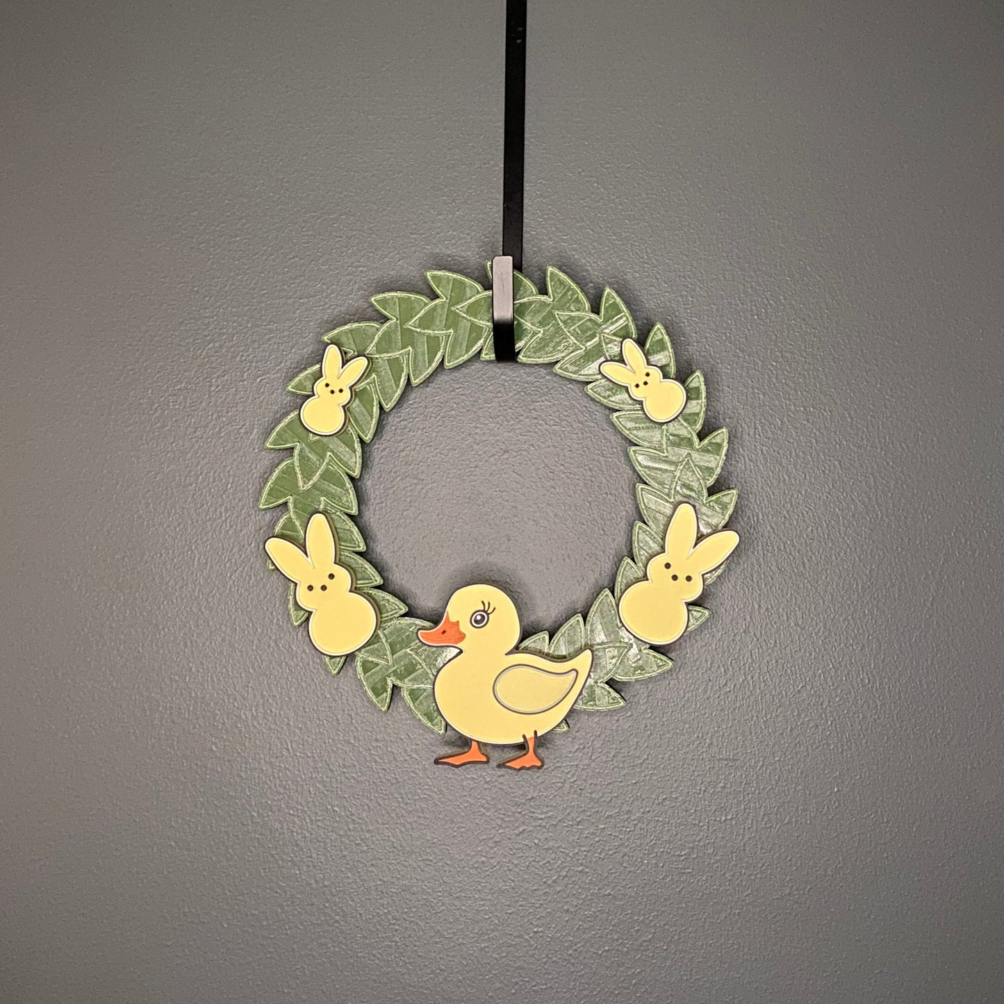 Small Wreath Yellow Bunnies and Yellow Duck Bundle
