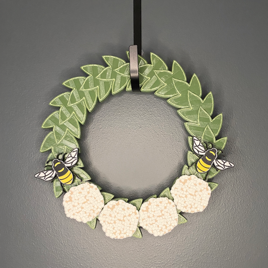Hydrangeas and Honey Bees Small Wreath Bundles