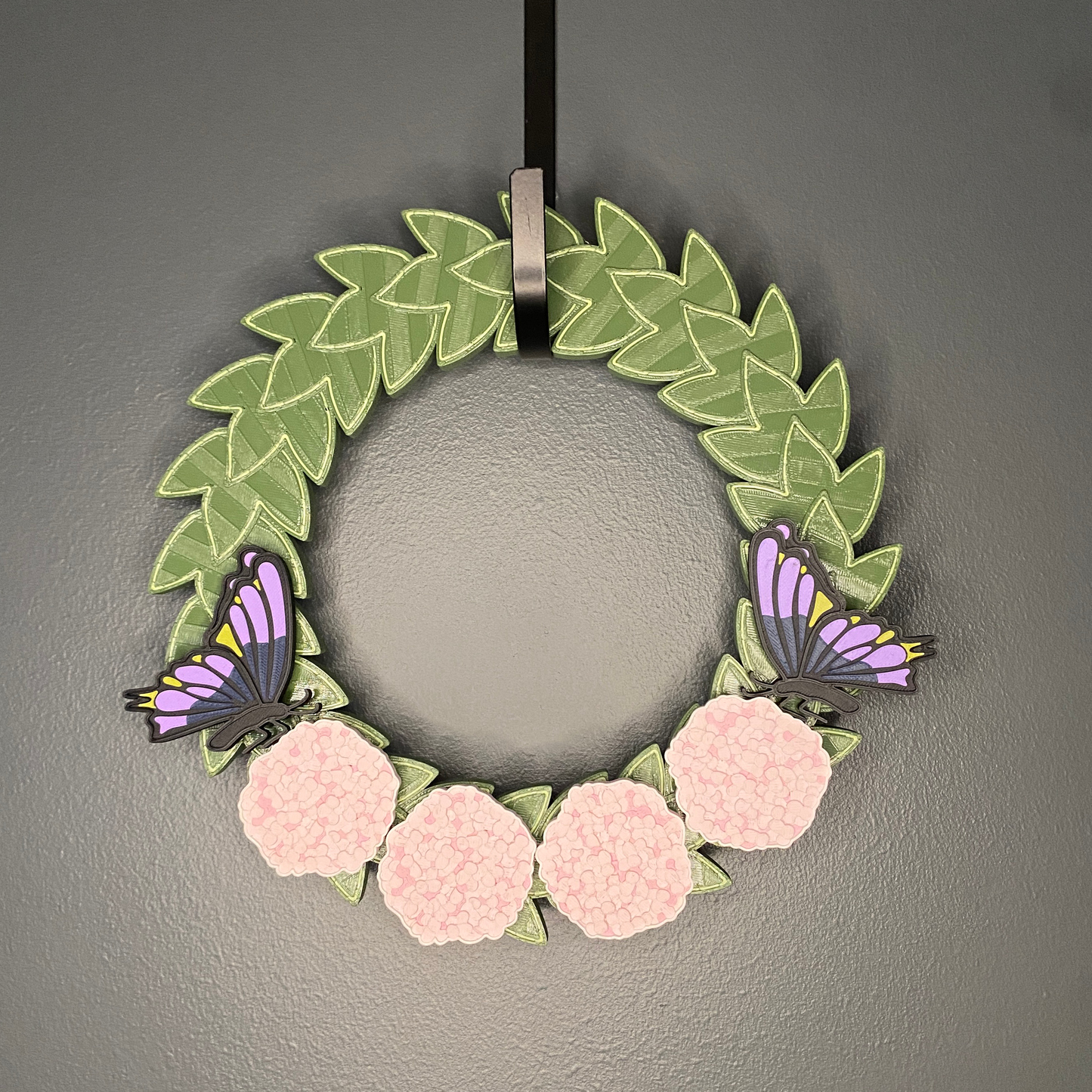 Hydrangeas and Butterflies Small Wreath Bundles